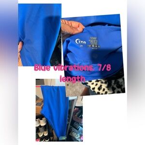 Zyia Blue vibration leggings